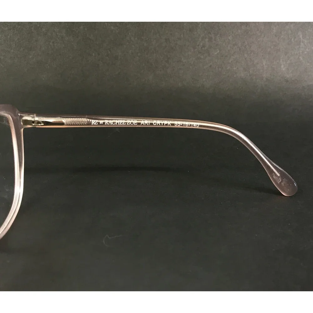 RZ by Rachel Zoe Eyeglasses Frames ARI CRYPK Crytal Pink Cat Eye 55-16-140